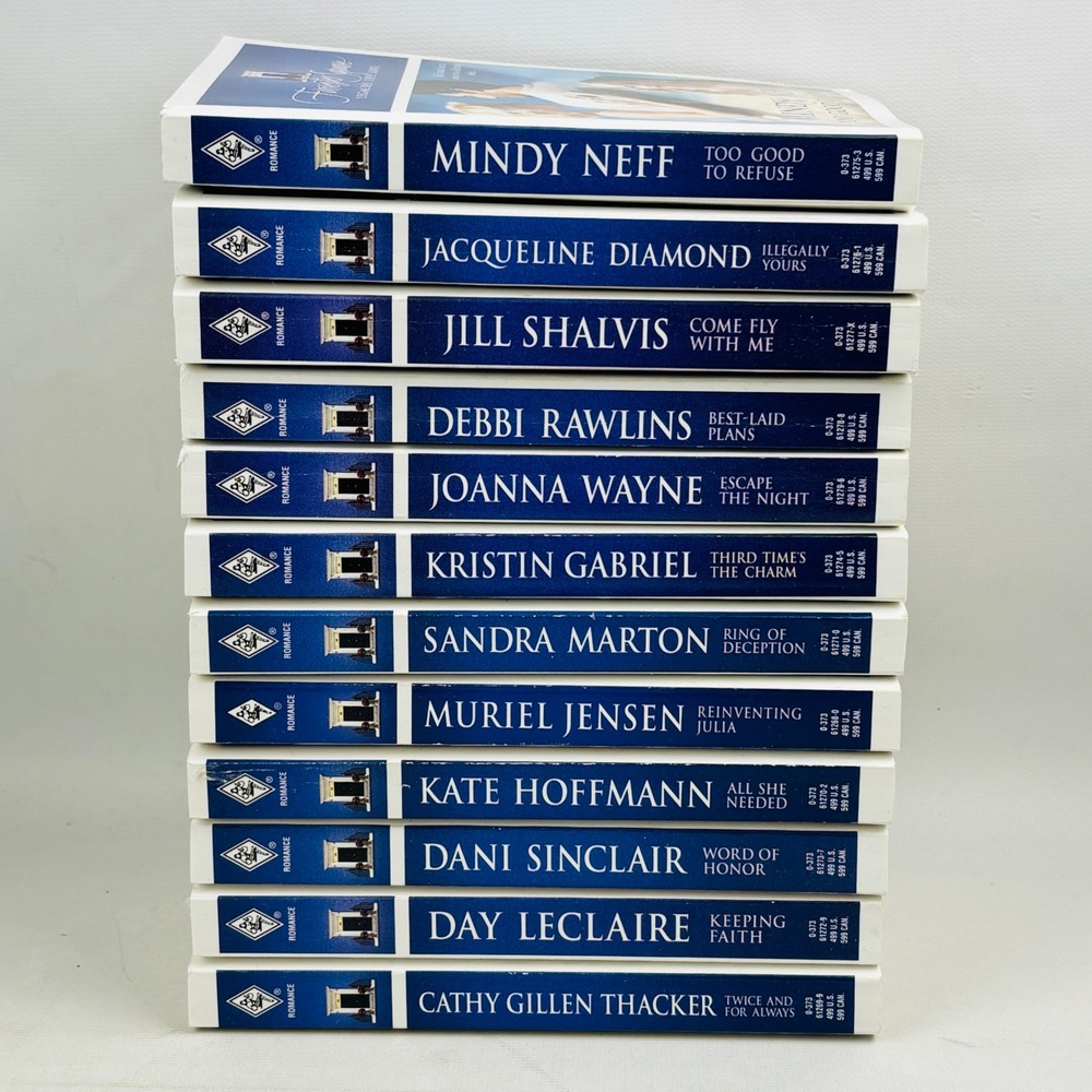 Harlequin Forrester Square Romance Book Lot of 12 Paperback